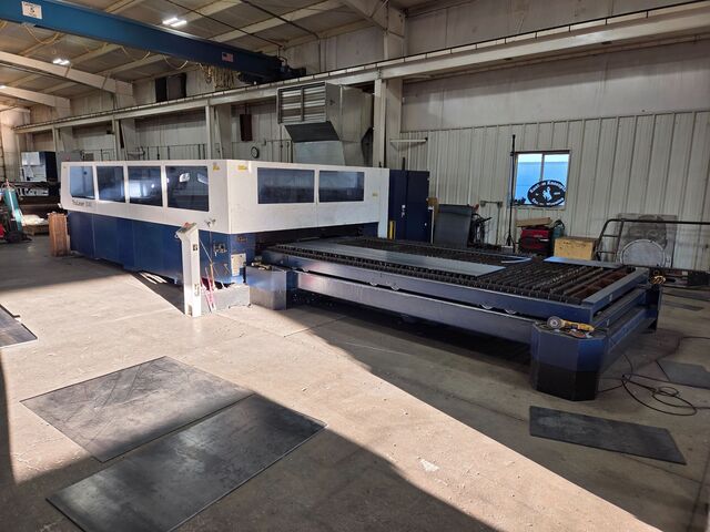 Trumpf #TruLaser-3040, CO2 laser, 4000 watt, rotary axis for tube cutting to 16", spare parts, new RF tube in - Image 2
