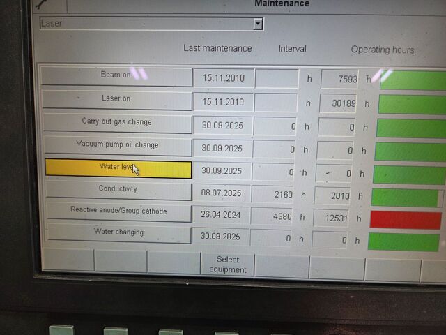 Trumpf #TruLaser-3040, CO2 laser, 4000 watt, rotary axis for tube cutting to 16", spare parts, new RF tube in - Image 4
