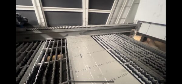 Bodor #C3, fiber laser, 6000 watt, 5' x 10' table, air compressor system, low hours, 2022 - Image 5