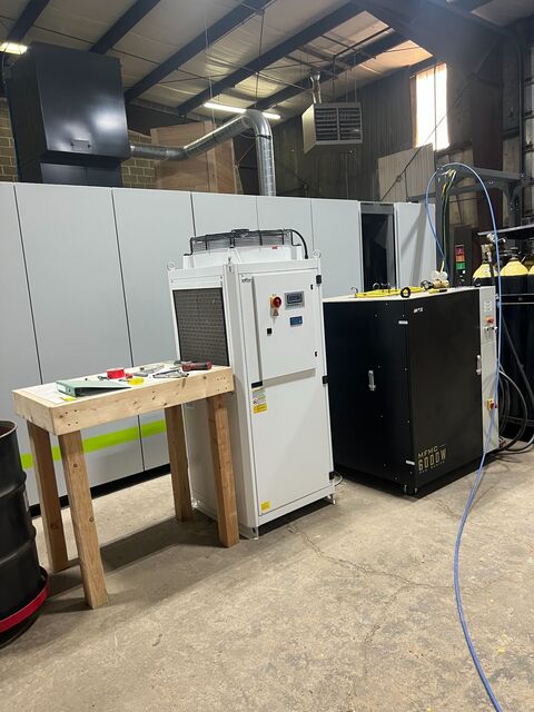 Bystronic #DNE-3015, fiber laser, 6000 watt, 5' x 10' table, Max Photonics source, dust collector, chiller - Image 3