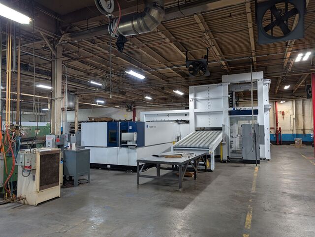 Trumpf #TruLaser-3030-Fiber, fiber laser, 6000 watt, 5' x 10' table, 9-pallet TruStore, LiftMaster Compact - Image 6