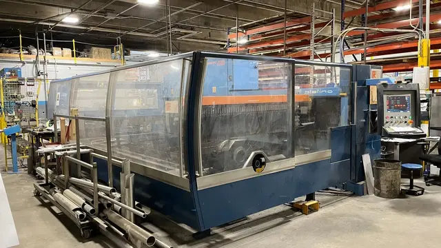 Prima #Platino-2040, laser cutting machine, 5000 watt, 6' x 12' table, 2 tables, Primach 20L PC control, 2008 - Image 2