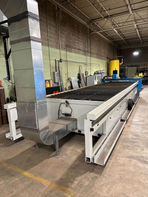 AKS #P0624-585, 6' x 24' Accu-Kut CNC plasma cutting table, extension rails, Hypertherm HPR260XD, MicroEdge - Image 6