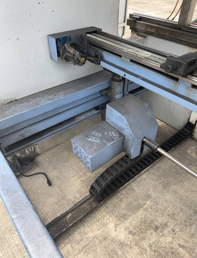 242 Ton, Ermak #AP, CNC press brake, 12' overall, 1272" between housing, 4-axis CNC backgauge, 25 HP, ER90-3D - Image 3