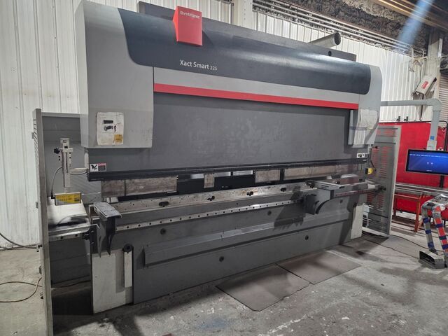 248 Ton, Bystronic #Xact-Smart-225/4100, CNC press brake, 13' overall, ByVision touchscreen, 5-axis - Image 1