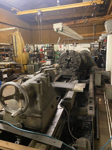 37.5" x 276" Monarch #36NN, engine lathe, 23.25" swing over cross slide, 2" spindle bore, 30 HP, 6 RPM - Image 3