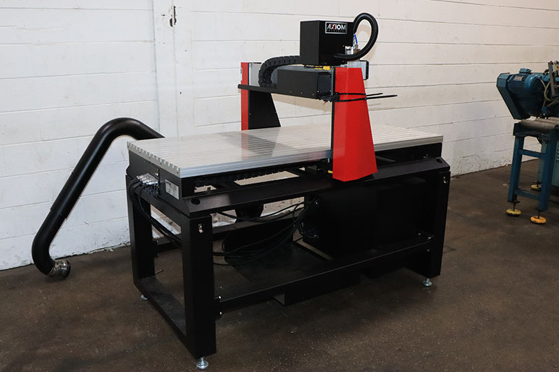 Axxiom #ER8-Elite, CNC router, 24" X, 48" Y, 7.48" Z, 28.4" x63" tbl., 24k RPM, ER20 collet, RichAuto B58 DSP - Image 3