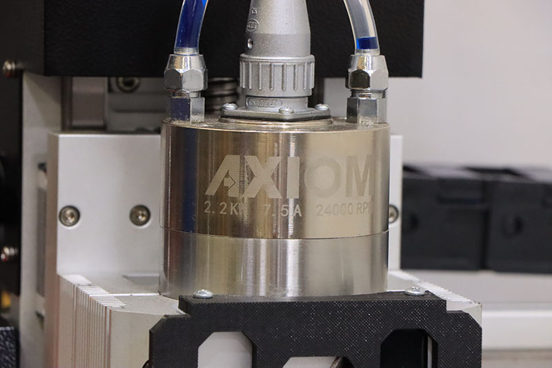 Axxiom #ER8-Elite, CNC router, 24" X, 48" Y, 7.48" Z, 28.4" x63" tbl., 24k RPM, ER20 collet, RichAuto B58 DSP - Image 6