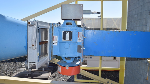 6' Dust Cyclone, 312" -6" cyclone length, explosion vent on top, airlock/feeder & support stand included - Image 7