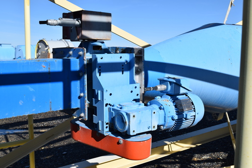 6' Dust Cyclone, 312" -6" cyclone length, explosion vent on top, airlock/feeder & support stand included - Image 10