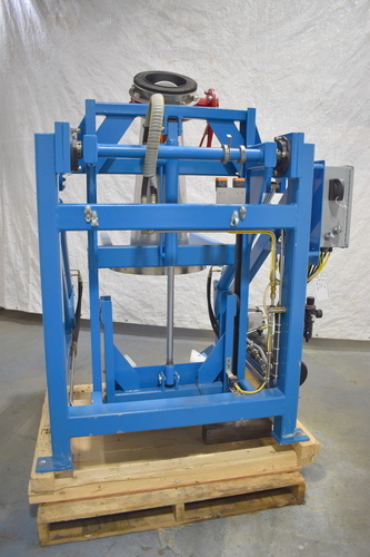 Material Transfer & Storage, Hydraulic Drum Tipper Unloader, 750 lb. capacity, 24" x 26" platform, 8" outlet - Image 4