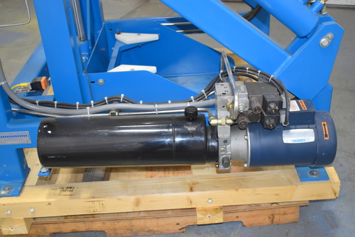 Material Transfer & Storage, Hydraulic Drum Tipper Unloader, 750 lb. capacity, 24" x 26" platform, 8" outlet - Image 9