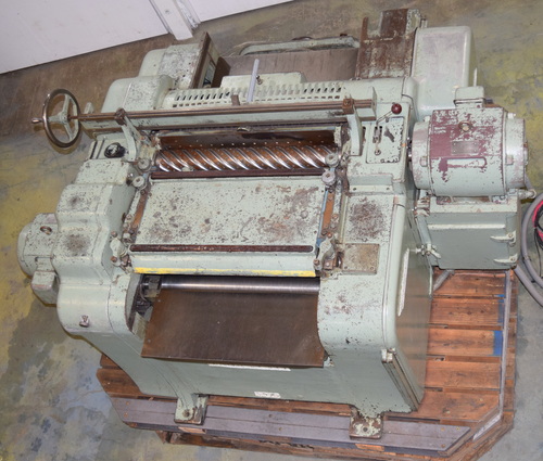 36" x 7" Whitney #S-970, Top & Bottom Planer, twin helical heads, 1/8" to 7" workpiece, 33-98 FPM, 40 HP top - Image 4