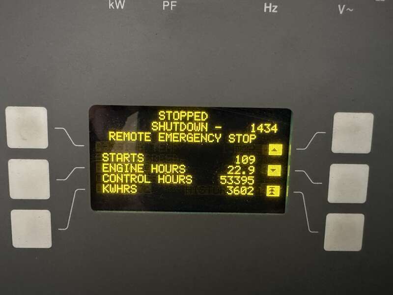 900 KW Cummins #DQFAC, diesel generator set, 277/480 Volts, 1490 HP @ 1800 RPM, QST30-G5 NR2 engine, 502 - Image 9