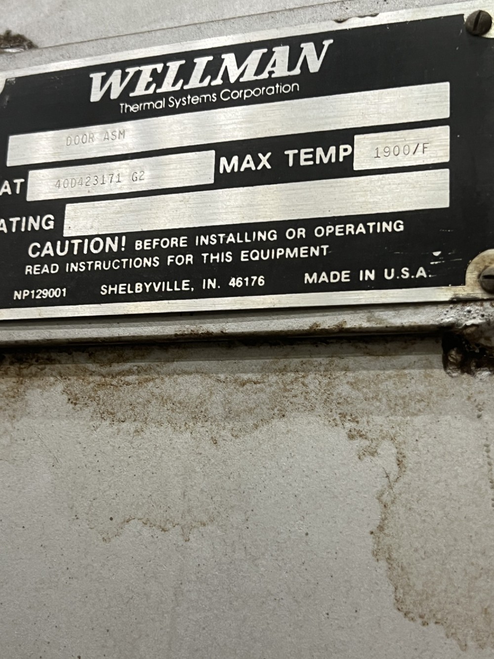 Wellman, Stress Relief Oven - Image 5