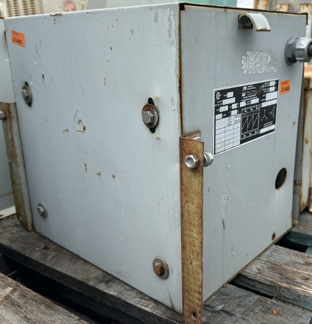 2 KVA 480Y Primary, 240 Delta Secondary, Hammond Manufacturing Mfg., 3-Phase Isolation Transformer, CSA, 60 Hz - Image 3