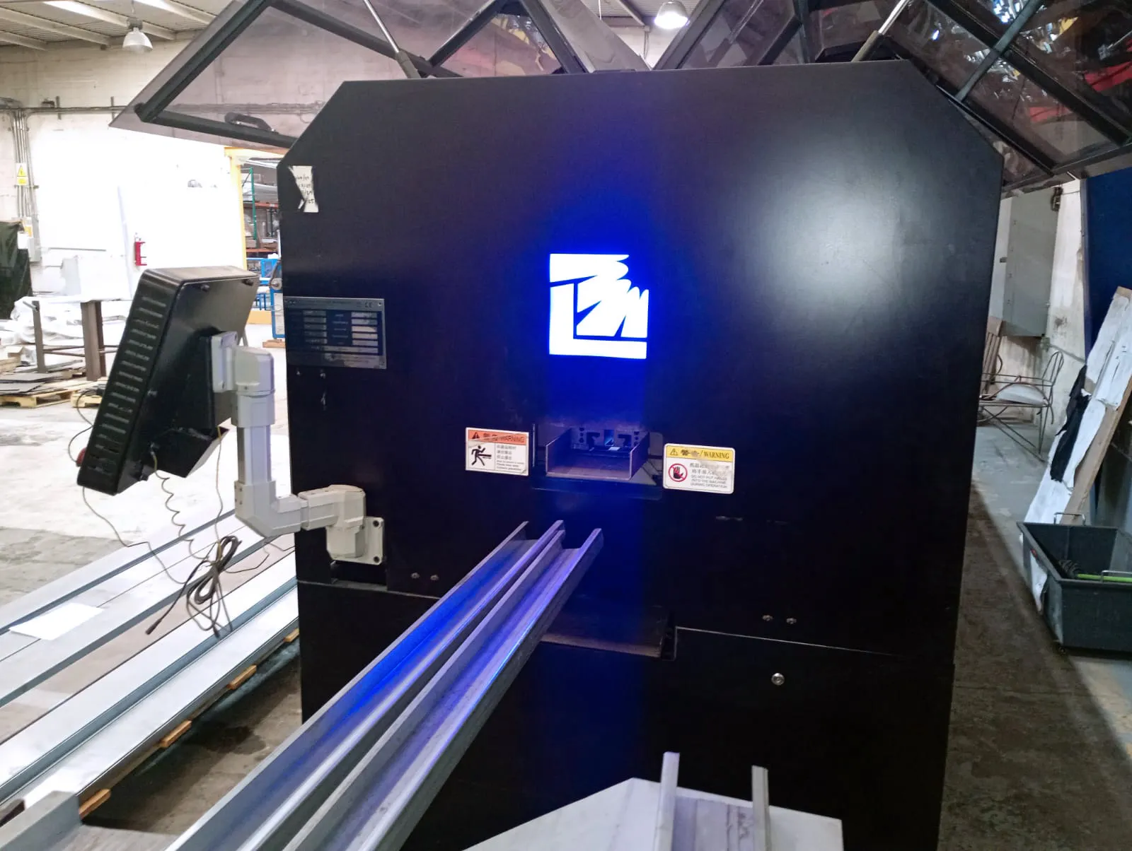 Xiamen #NF1600-T, cold rollformer, 43 HP total, 20 HP main servo drive, 49 FPM, 6600 lb decoiler, 17850 lb - Image 4