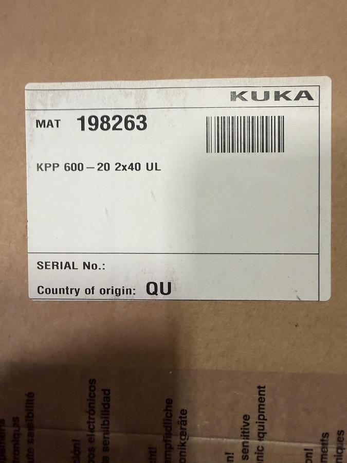Kuka #KPP-600-20-2X40, Servo Drive, type ECMBP2D3444BE531, (3 available) - Image 3