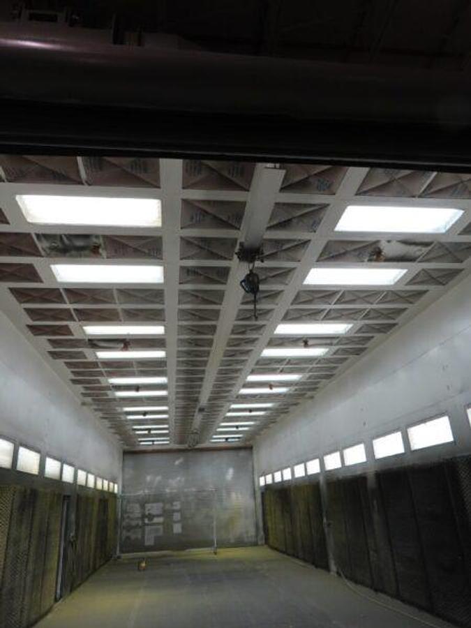 20' width x 14' H x 60' L Drive-Through Paint Booth, 19' width x 14' H roll-up doors, 22,500 cfm @ 3" SP. - Image 6