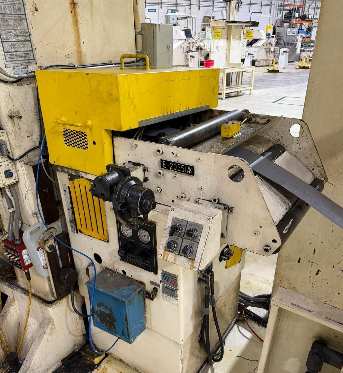 10000 lb. Minster #MR10-20D/MS20-20-7/MEF4-20, Coil Feed Line, 20" coil width, 0.110" coil thickness, 1996 - Image 4