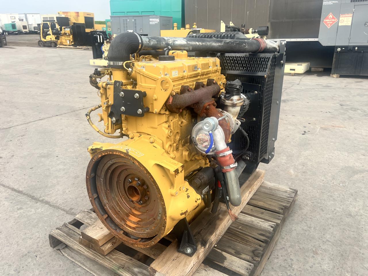130 HP Caterpillar #C4.4, Industrial Diesel Engine Power Unit, 11-1/2" flywheel, 3,490 hours, 2017 - Image 2