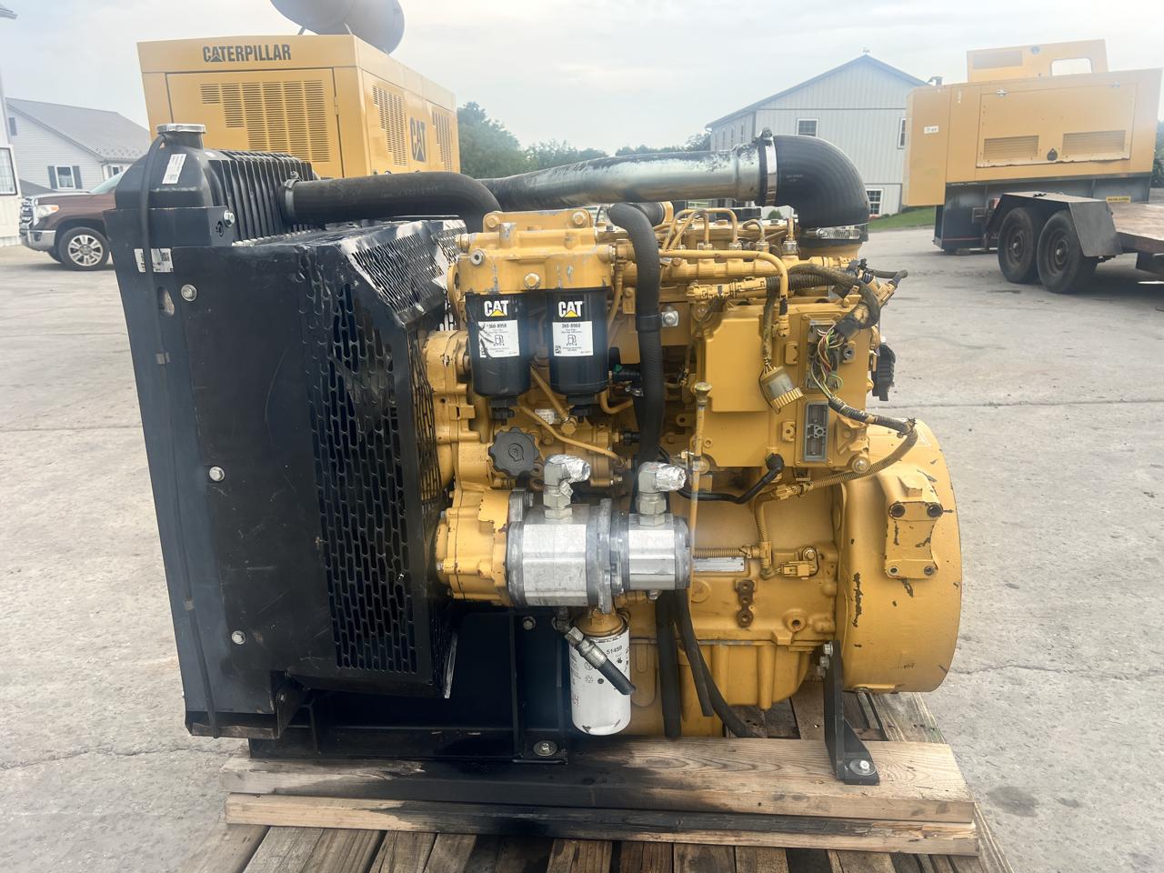 130 HP Caterpillar #C4.4, Industrial Diesel Engine Power Unit, 11-1/2" flywheel, 3,490 hours, 2017 - Image 6