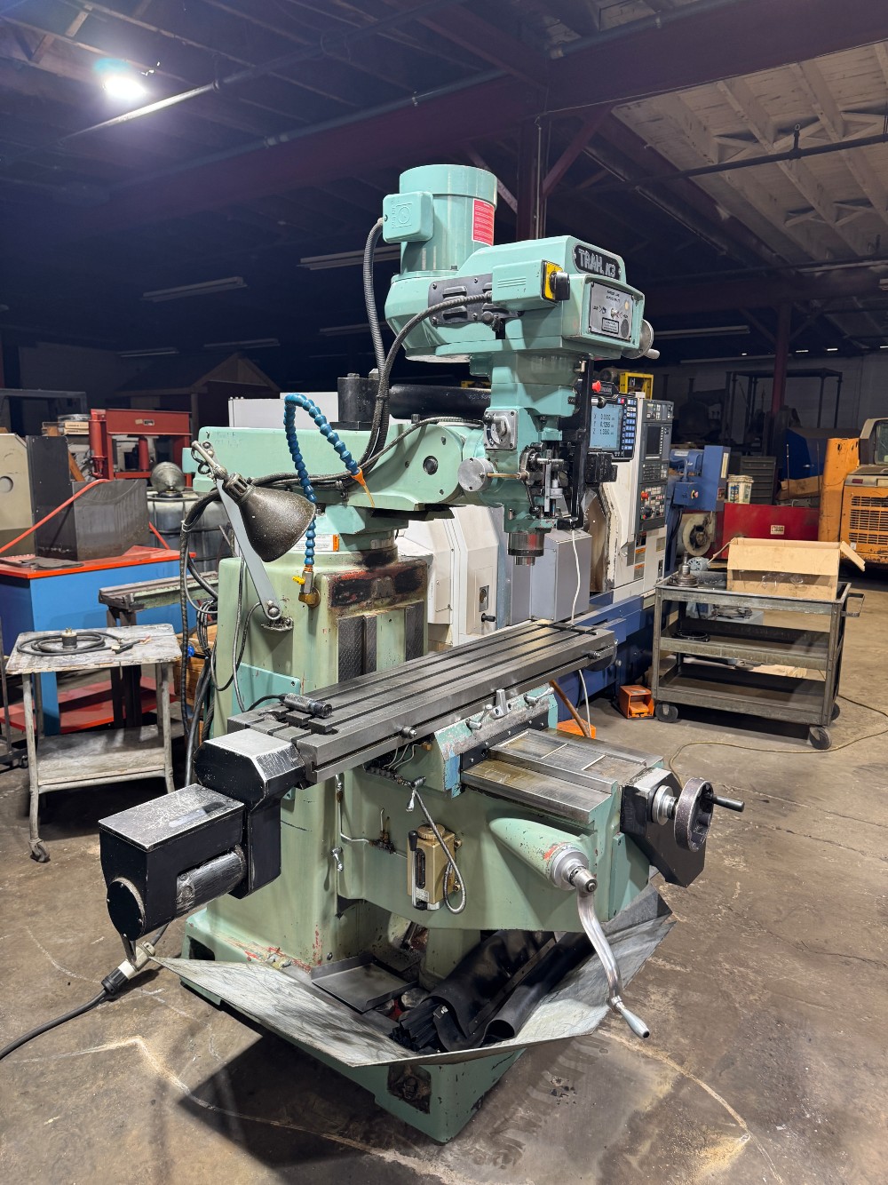 Southwestern Industries #Trak-K3, CNC Vertical Mill, 32" X, 16" Y, 10" x15" tbl., 3 HP, 60-4200 RPM, KMX - Image 6