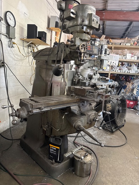 Bridgeport #Series-1, vertical mill, 9" x48" table, 3 HP, 4200 RPM, R8, 1980 - Image 3