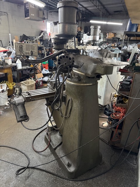Bridgeport #Series-1, vertical mill, 9" x48" table, 3 HP, 4200 RPM, R8, 1980 - Image 4