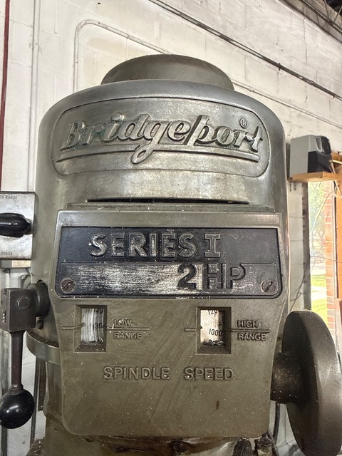 Bridgeport #Series-1, vertical mill, 9" x48" table, 3 HP, 4200 RPM, R8, 1980 - Image 8
