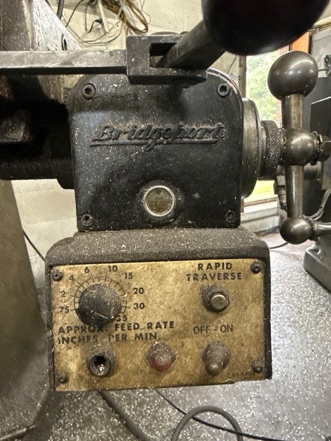 Bridgeport #Series-1, vertical mill, 9" x48" table, 3 HP, 4200 RPM, R8, 1980 - Image 9