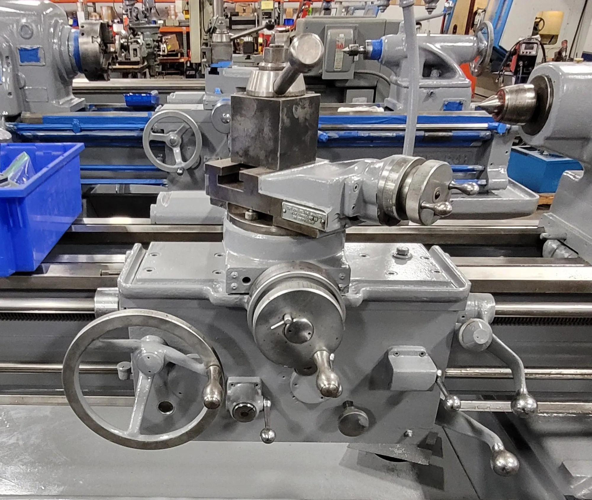 20" x 54" Monarch #610, Engine Lathe, 10 HP, 1500 RPM, 2.25" Bore, D1-6, 12" Chuck, 1978 - Image 7