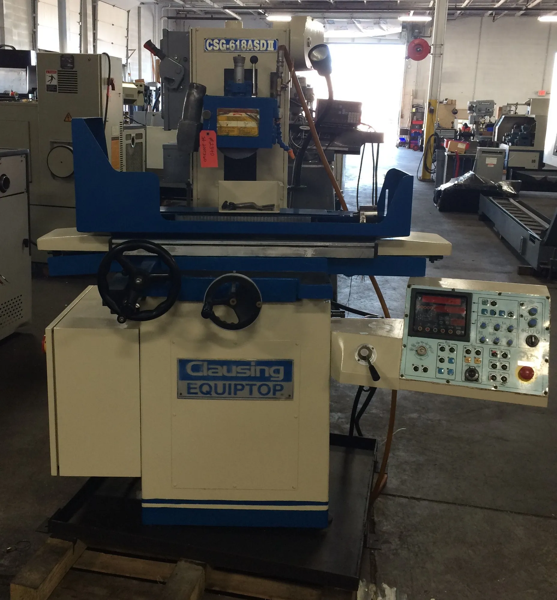 Clausing #CSG-618ASD-II, Surface Grinder, 6" x 18" Table, 2 HP, 3-Axis Automatic, 2007 - Image 1
