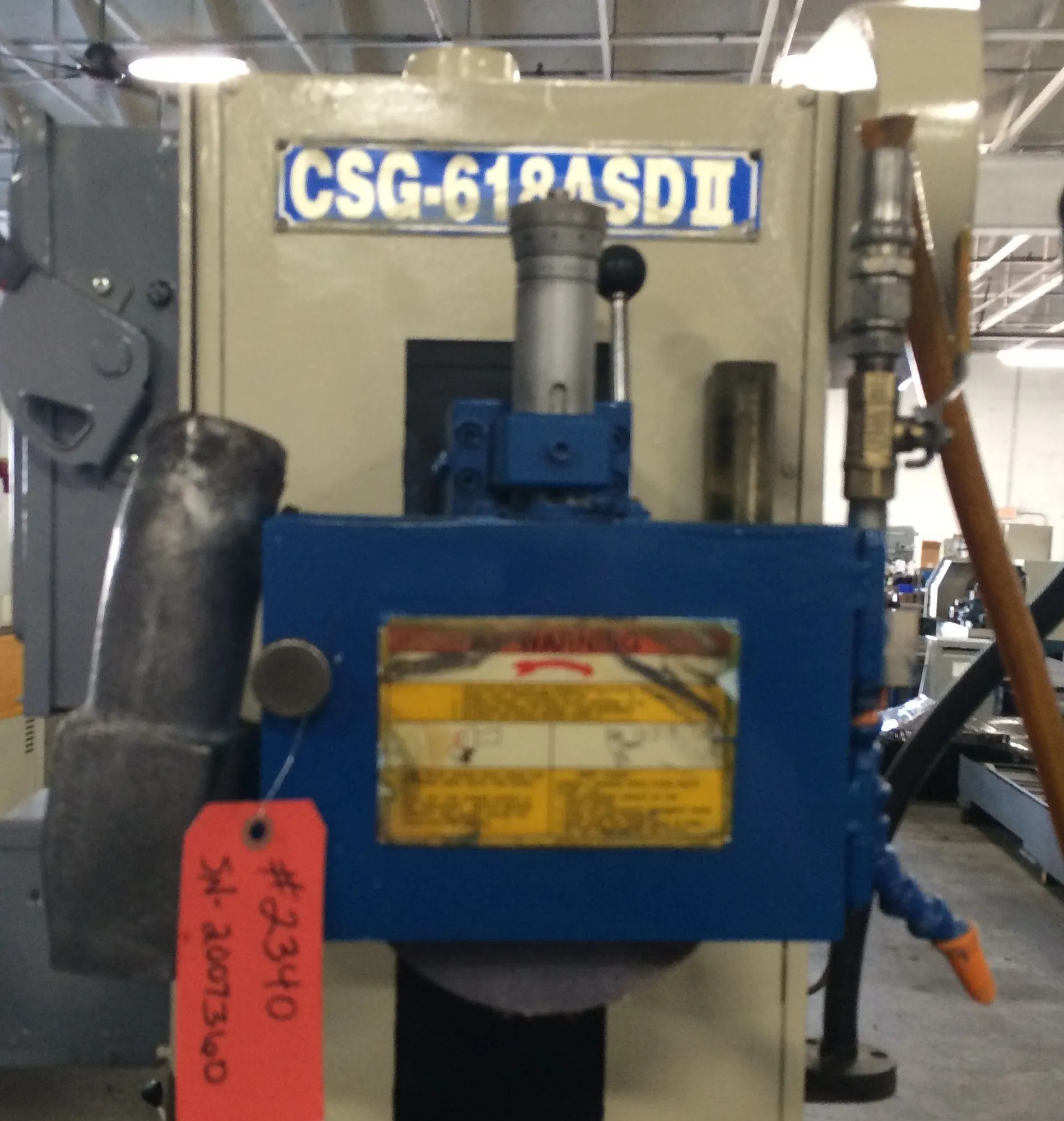 Clausing #CSG-618ASD-II, Surface Grinder, 6" x 18" Table, 2 HP, 3-Axis Automatic, 2007 - Image 10