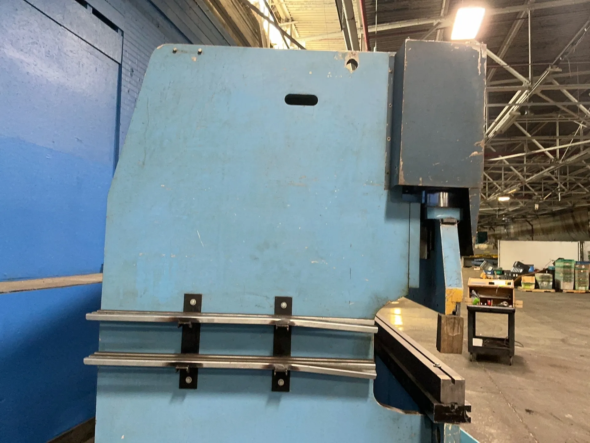 175 Ton, Masterfab #PAB-175-12, Hydraulic Press Brake, 12' overall, CNC 150 Autogauge digital read out, Foot - Image 1
