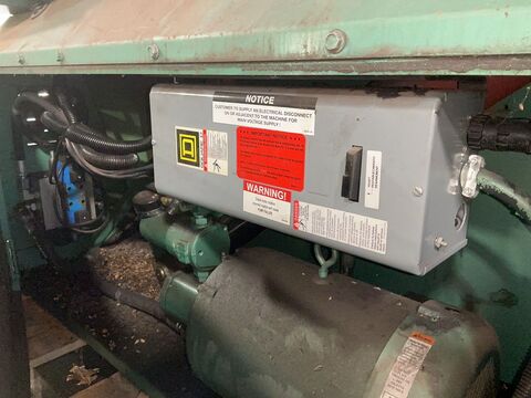 5" x 5" x 3/8" Piranha #P50, Hydraulic Ironworker, 60,000 PSI, 50 Ton Punch, 10 HP, 1725 RPM, 460 V. - Image 5