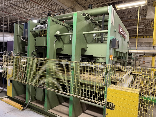 Wemhoner #VOF4-1200-3, Feed Through Hot Press - Image 8