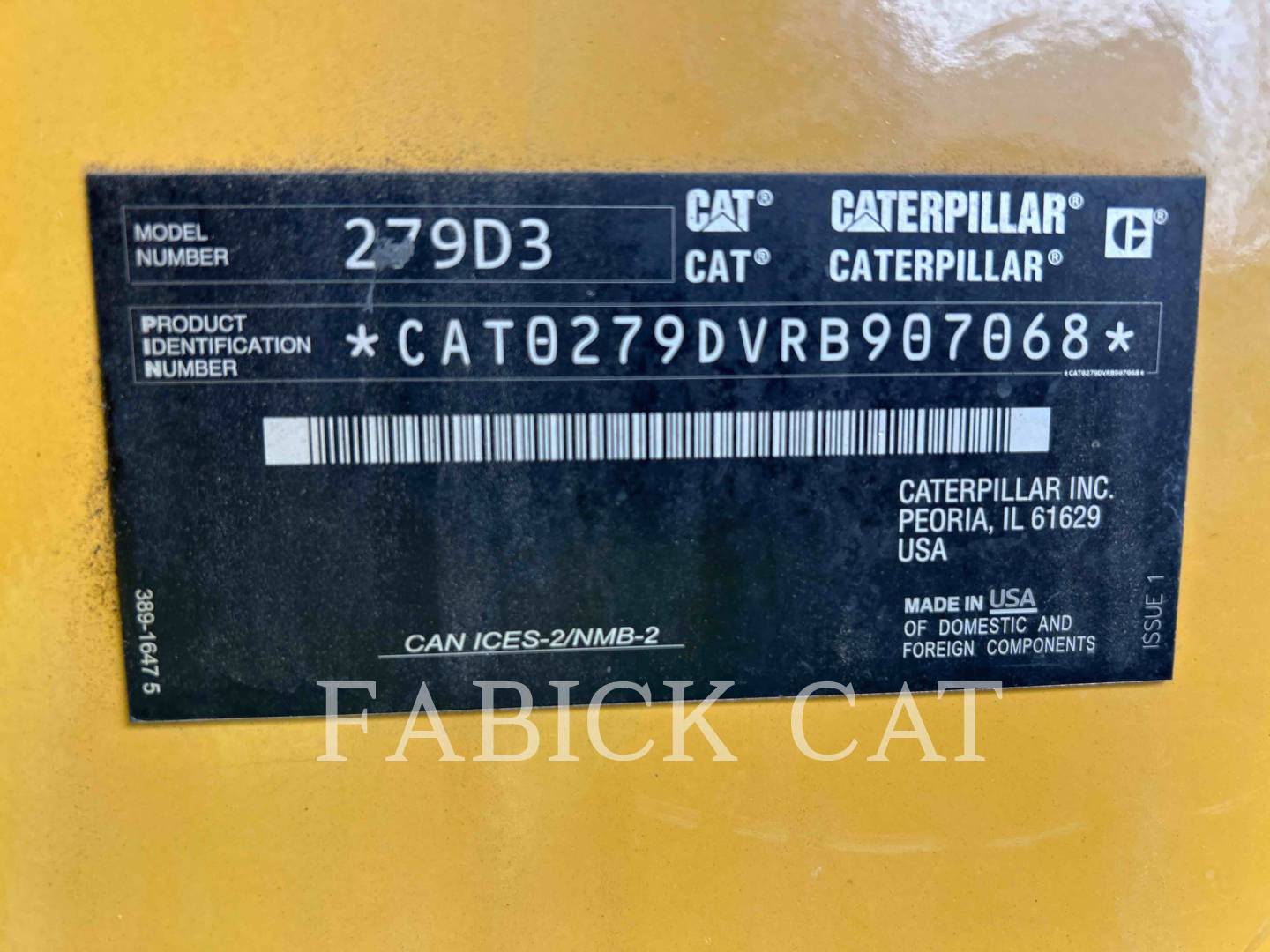 Cat 279D3 C3H2, 752 hours, S/N: RB907068, 2024 - Image 6