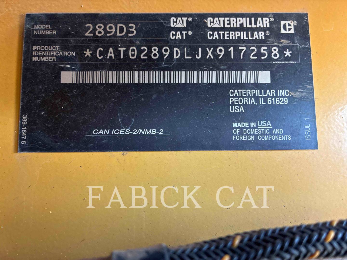 Cat 289D3 C3H3, 900 hours, S/N: JX917258, 2023 - Image 6