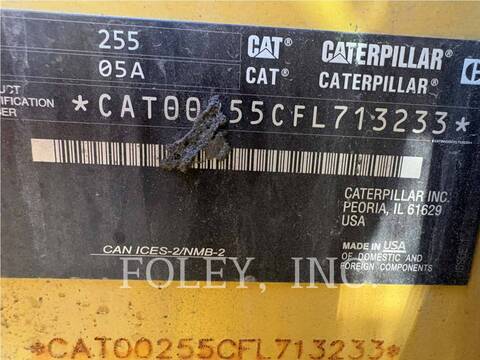 Caterpillar 255-05, 188 hours, S/N: FL713233, 2025 - Image 6