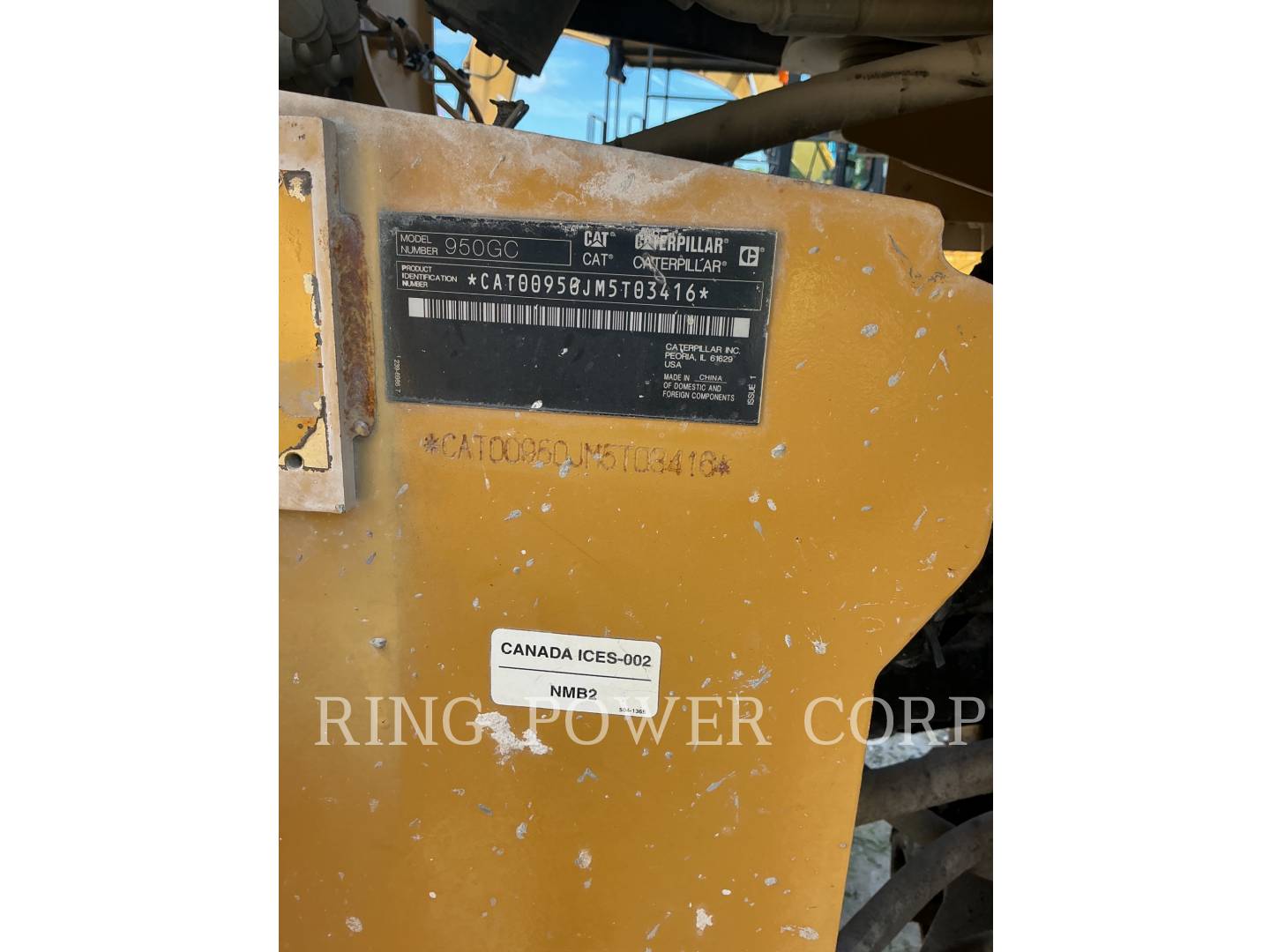 Cat 950GCQC, Wheel Loader, 12192 hours, S/N: M5T03416, 2019 - Image 5
