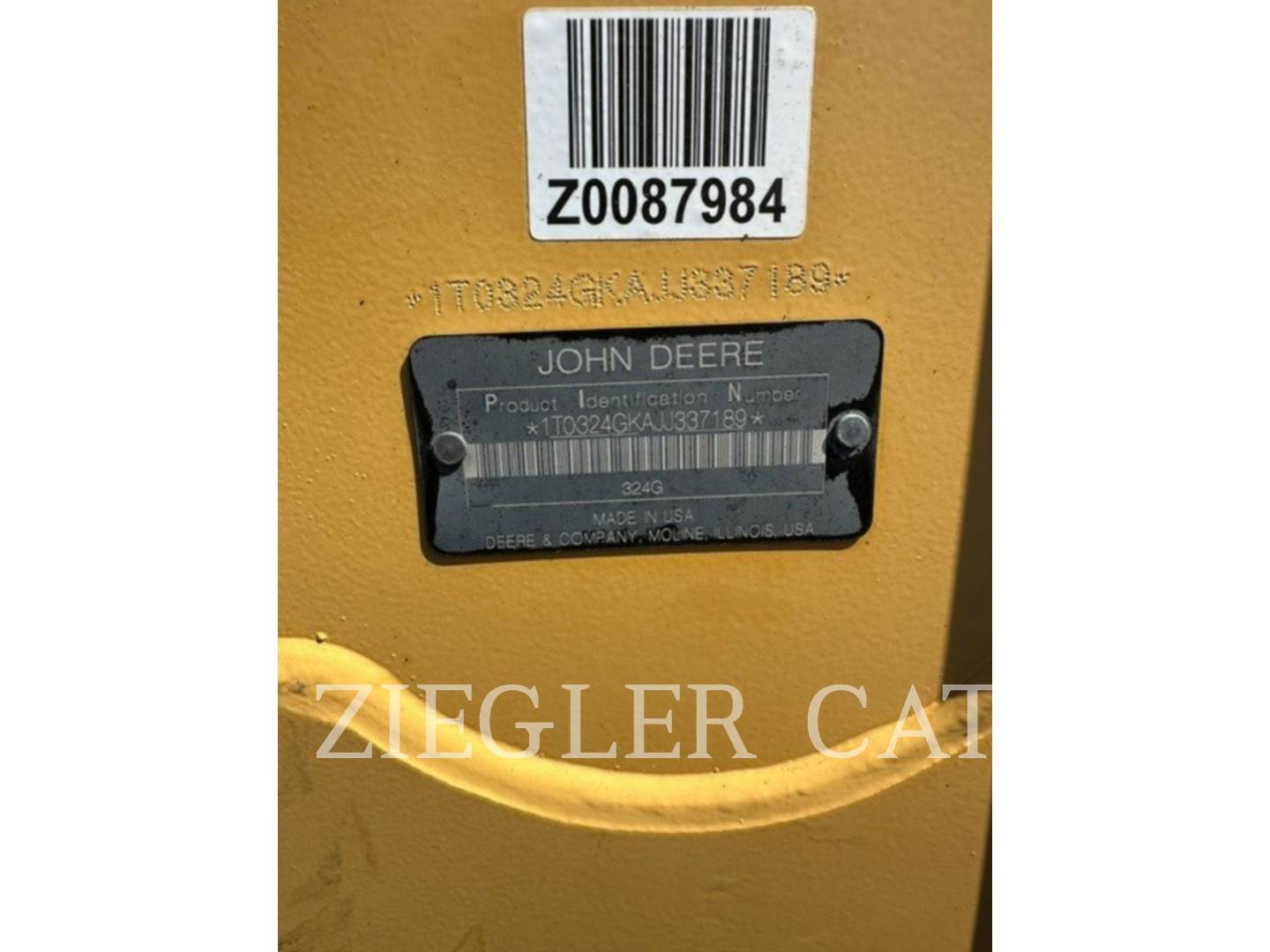 Deere & Co. 324G, Skid Steer Loader, 4083 hours, S/N: 1T0324GKAJJ337189, 2018 - Image 6