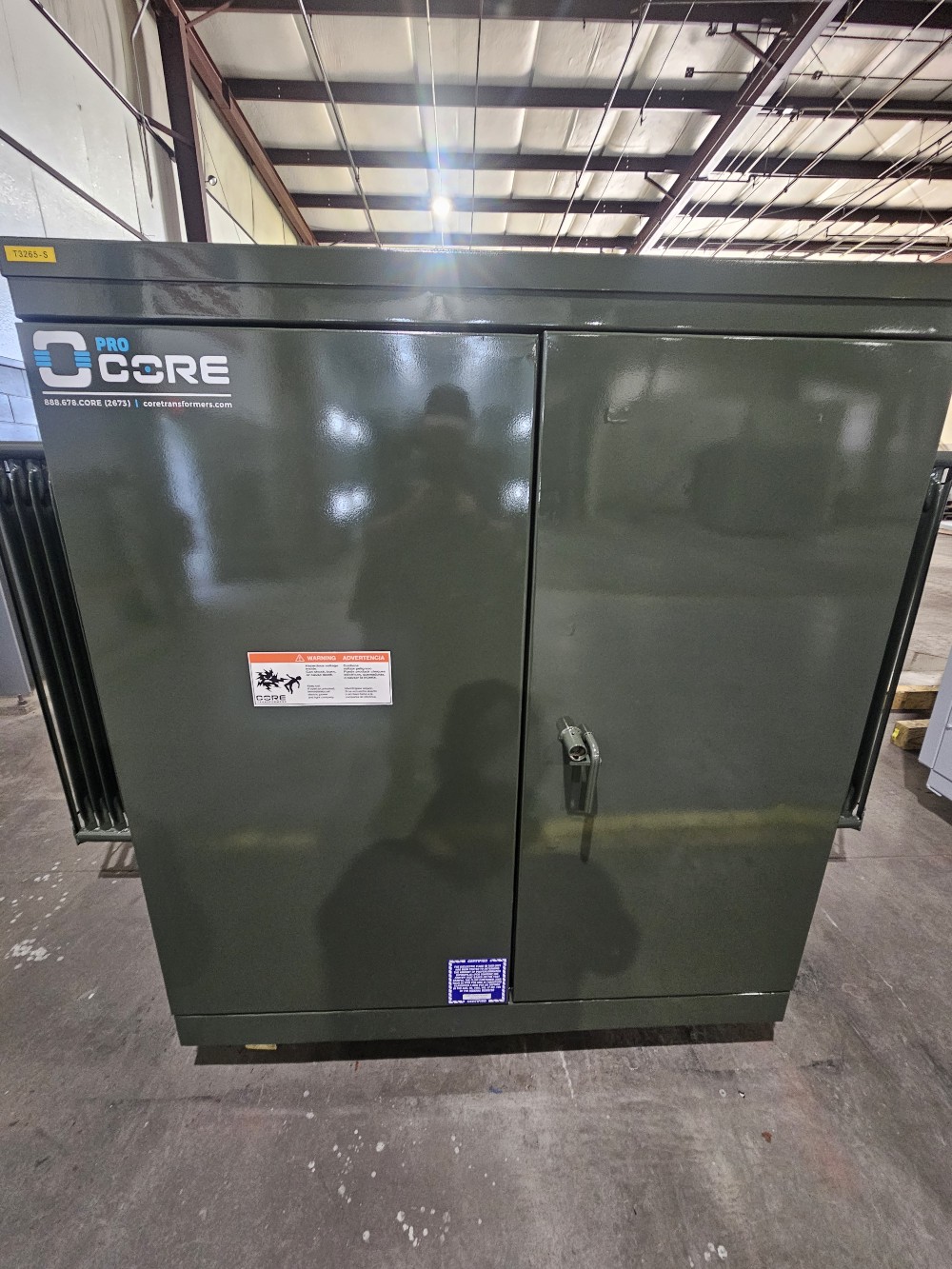 1000 kVA 4160 Delta Primary, 480Y/277 Secondary, PAD, proCORE, (immediate shipment available) - Image 2