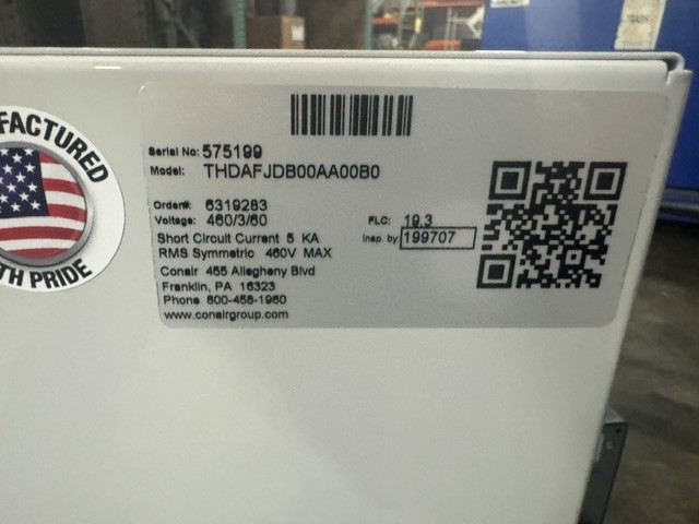 12 KW Conair #TW-E3 Series temperature controller, PID Control, 40°F to 250°F, 3 HP, 460 V., new, 2026 - Image 4