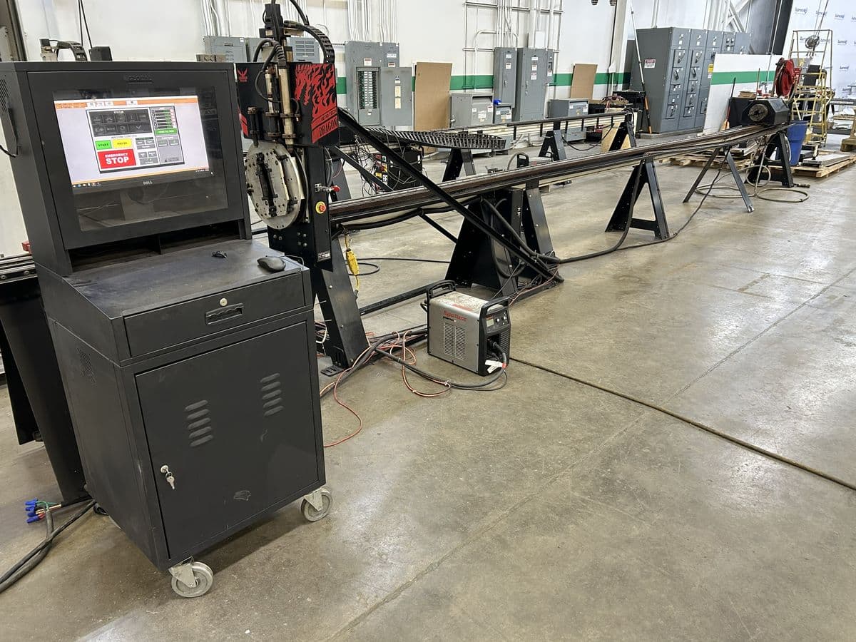 Bend-Tech #Dragon-A-400, CNC tube & pipe plasma cutting machine, Hypertherm Powermax 65, laser light, 2021 - Image 1