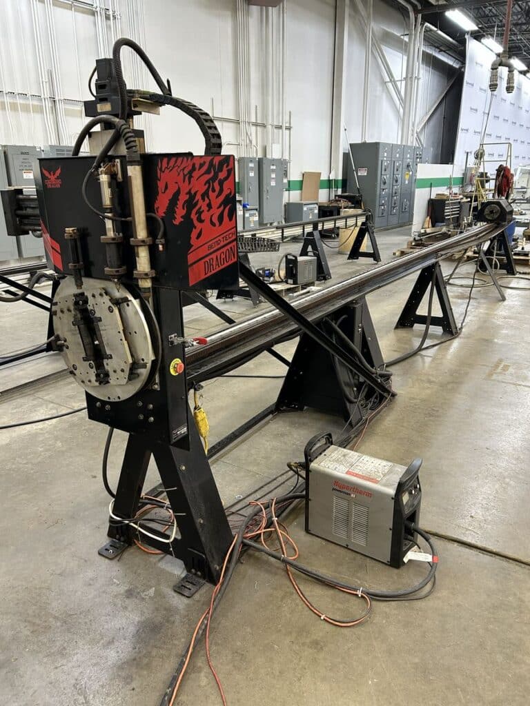 Bend-Tech #Dragon-A-400, CNC tube & pipe plasma cutting machine, Hypertherm Powermax 65, laser light, 2021 - Image 4