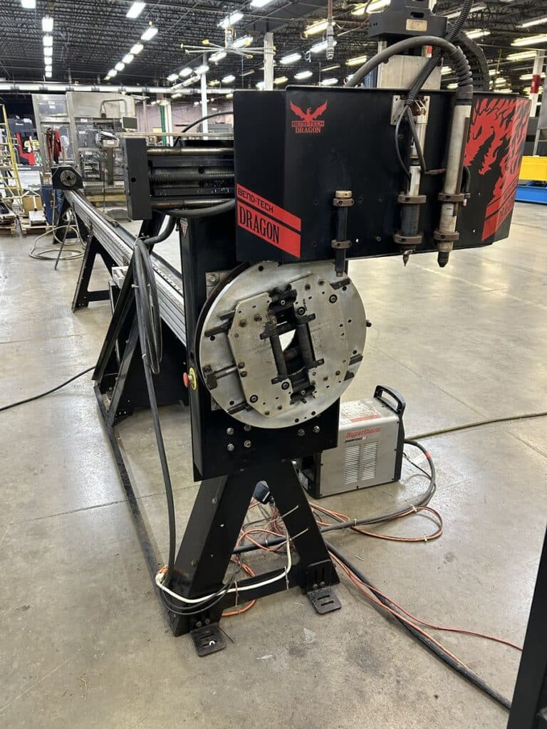 Bend-Tech #Dragon-A-400, CNC tube & pipe plasma cutting machine, Hypertherm Powermax 65, laser light, 2021 - Image 5