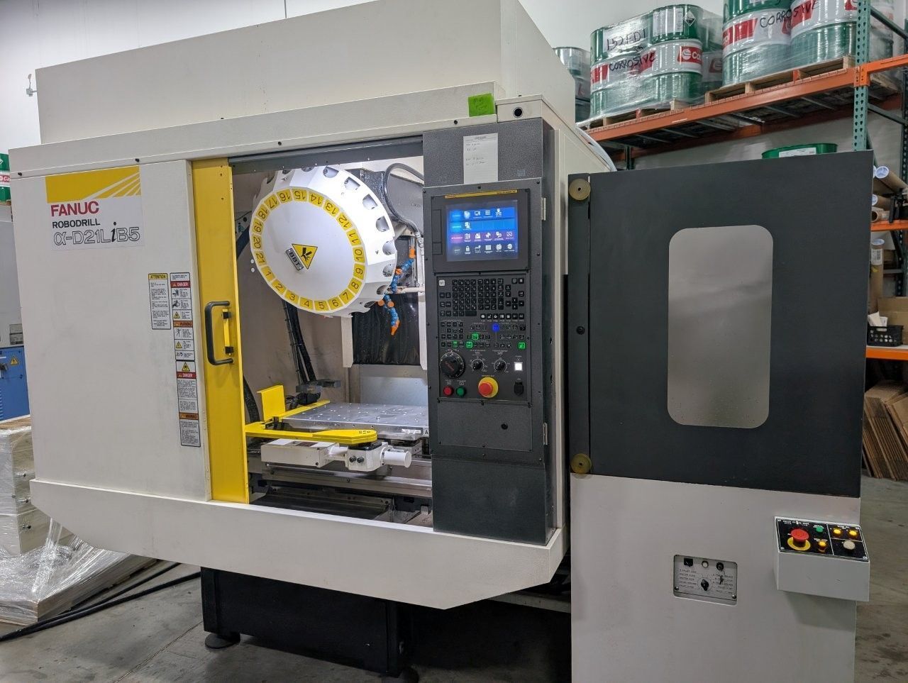 Fanuc #Robodrill-Alpha-D21LiB5, CNC drill & tap, 21 ATC, 27.55" X, 15.75" Y, 12.99" Z, 24,000 RPM, BT30 - Image 2
