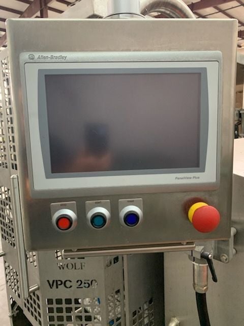 Wolf #VPC-L250, vertical form fill & seal machine, Allen Bradley controls, VideoJet DataFlex Plus printer - Image 5