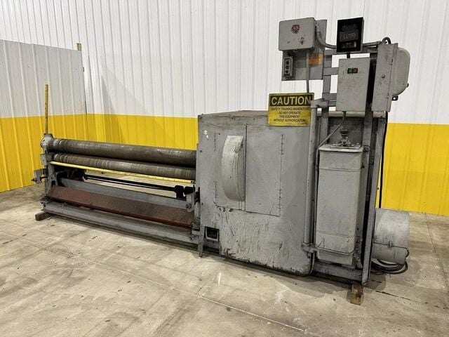 7' x 1/4" Bertsch #7, initial pinch mechanical plate bending roll - Image 2